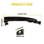 Front Left Door Handle For Toyota Lexus Outside Exterior Black Car Replace Parts. Fixed Price $10.44.