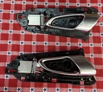 2021 Porsche 718 Caynman L/r Interior Inside Door Handles Silver, Like New. Fixed Price $249.00.