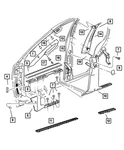 Genuine Mopar Grab Handle 5HD63XT5AC. Fixed Price $9.23.