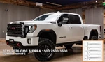 Painted Summit White Door Handle Covers Set For 19-26 Gmc Sierra 1500 2500 3500. Fixed Price $269.99.
