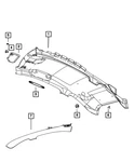 Genuine Mopar Grab Handle 1RY65JXWAA. Fixed Price $20.76.