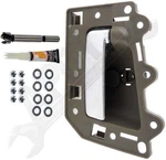 Apdty 93300 Interior Door Handle Chrome Lever, Light Gray Housing. Fixed Price $142.06.