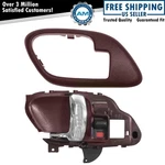 Trq Interior Red/chrome Door Handle W/ Bezel Driver Lh For Chevy Pickup Truck. Fixed Price $31.31.