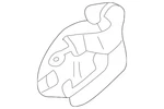 Genuine Mitsubishi Handle Inside MR987497XA. Fixed Price $16.85.