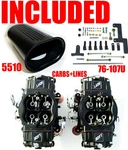 Quick Fuel Q-650-B2 Cfm Gas Supercharger Blower Black Diamond Series Carbs. Fixed Price $3562.45.