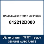 Hyundai Handle Assembly-trunk Lid Inside Oem New 812212D000. Fixed Price $95.16.
