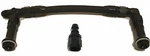 Holley Carburetor Black Braided Fuel Line Dual Feed Double Pump 4150 8AN F4. Fixed Price $79.99.