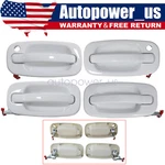 Door Handle Set 4 White For Chevy Silverado Gmc Sierra Suburban Yukon 99-06. Fixed Price $51.69.