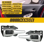 Door Inside Handles Silver Front & Rear Lh Rh Set Of 4 For Toyota Exv. Fixed Price $22.79.