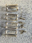 4 Sets Used Andersen Windows Sliding Door Handles. Fixed Price $300.00.