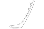 Genuine Gm Tortoise Shell Front Driver Side Door Pull Handle Cover 22940564. Fixed Price $8.42.