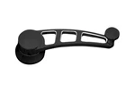 Billet Window Crank Handle Set; Splined; Gm & Ford 1949+, Angled Black Pair. Fixed Price $129.95.