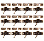 Elegant Antique Brass Window Sash Catch Lock 2.7" Floral Pack Of 12. Fixed Price $202.99.