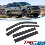 Fits 18-25 Ford Expedition Lincoln Navigator Window Visors Sun Deflector Tape-on. Fixed Price $28.99.