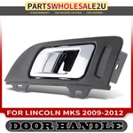 Front Driver Left Side Chrome & Brown Interior Door Handle For Lincoln Mks 09-12. Fixed Price $39.99.