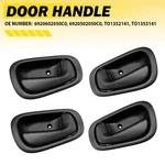 4X Interior Door Handle Black For 1998-2002 Toyota Corolla & Chevrolet Prizm. Fixed Price $15.19.