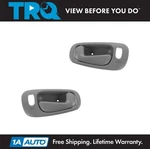 Trq Inside Door Handle Light Gray Front Pair Set For Toyota Corolla Chevy Prizm. Fixed Price $29.95.