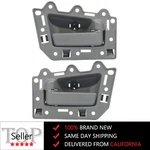 For 2005-2011 Jeep Grand Cherokee Rear Left Right 2PCS Inside Gray Door Handle. Fixed Price $19.49.
