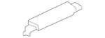 Genuine Mitsubishi Grip MR576039XA. Fixed Price $23.93.