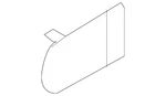 Genuine Mazda Interior Door Handle Trim NE51-59-334C-02. Fixed Price $11.05.