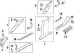Genuine Nissan Interior Grab Bar 76943-1LA0A. Fixed Price $68.19.