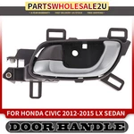Front Driver Left Silver + Beige Interior Door Handle For Honda Civic 2012-2015. Fixed Price $20.69.