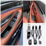 Inner Door Panel Handle Pull Trim Cover For Bmw F10 F11 520I 528I Carbon Fiber. Fixed Price $32.98.
