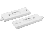 Prime-line F 2801 2-5/16 In., White Plastic, Spring-loaded Tilt Latch (1 Pair). Fixed Price $14.47.