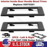 For Dodge Dakota 1987-1996 Interior Door Handle Trim 55075261 Fit Left & Right. Fixed Price $24.99.