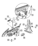 Genuine Mopar Remote Handle Bezel Right UR881L5AA. Fixed Price $16.76.