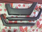 Porsche 944 924 Door Arm Rests Black Left Right + Magazine Pocket. Fixed Price $65.00.