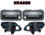 Outside Inside Door Handles For 1995-1998 Chevy Gmc Truck Tahoe Front Set Blue. Fixed Price $134.95.