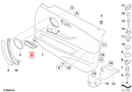Genuine Bmw M3 E90 E91 316D 316I 318D Door Handle Inside Left Beige 51417144549. Fixed Price $76.95.
