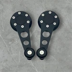 Window Crank Set For 1965-89 Porsche 911, 912, 930 W/black Knobs Onyx. Fixed Price $147.00.