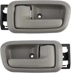 Interior Door Handles W/ Bezel (pair), Compatible With Size: Rear Beige. Fixed Price $40.99.