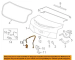 Gm Oem 13-18 Ats Trunk Lid Components-emergency Handle 22842317. Fixed Price $27.77.