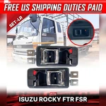 Lr Set Inner Door Chrome Handle Black For Isuzu Elf Rocky 175 195 1984-1995. Fixed Price $63.73.
