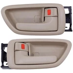 Lcyolada 2PCS Interior Door Handles Driver & Passenger Side For 200107 Toyota.... Fixed Price $22.43.
