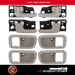 4 Interior Front Rear Lh Right Door Handle+trim Fits Toyota Tundra 00-06 Gray. Fixed Price $22.39.