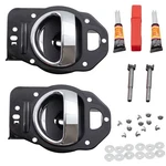 Inside Door Handles For 06-11 Chevy Hhr Drivers Set Black With Chrome Repair Kit. Fixed Price $42.00.